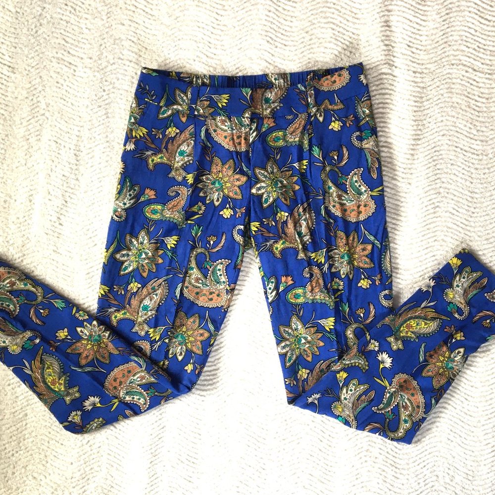 LOFT Patterned Ankle Pants - Picture 3 of 8
